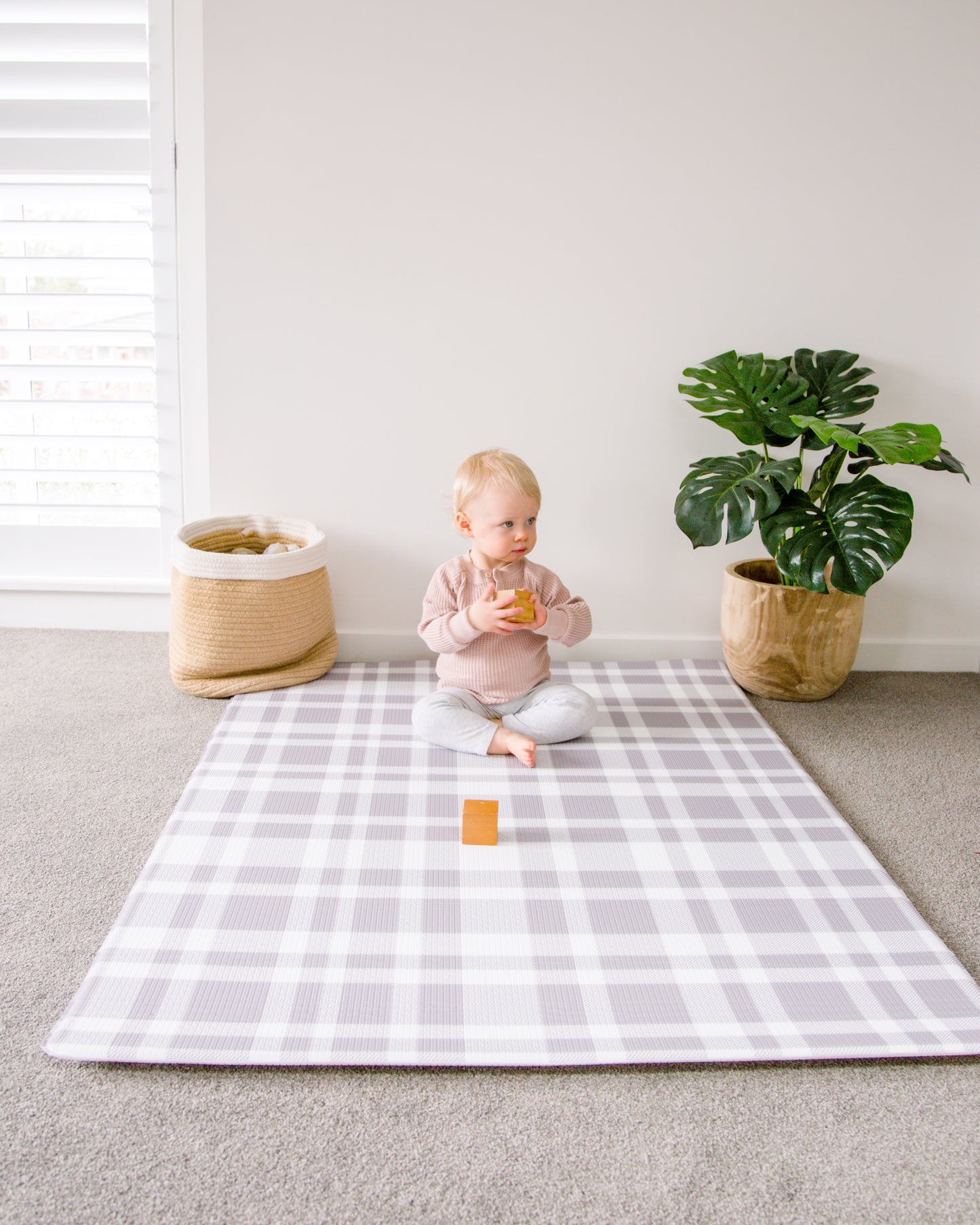 Homepark Check Small Waterproof Play Mat