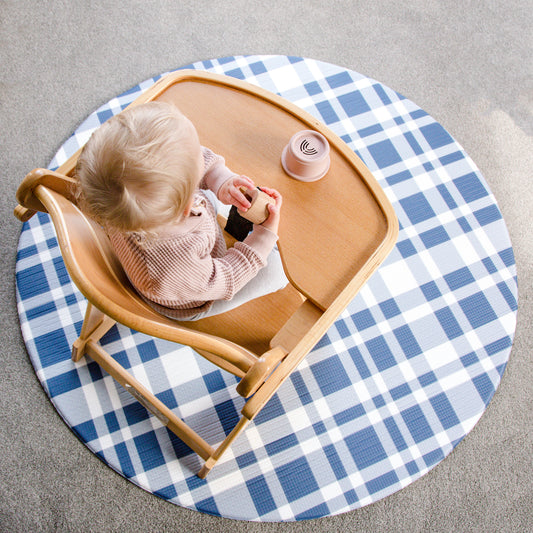 Homepark Check Round Waterproof Play Mat